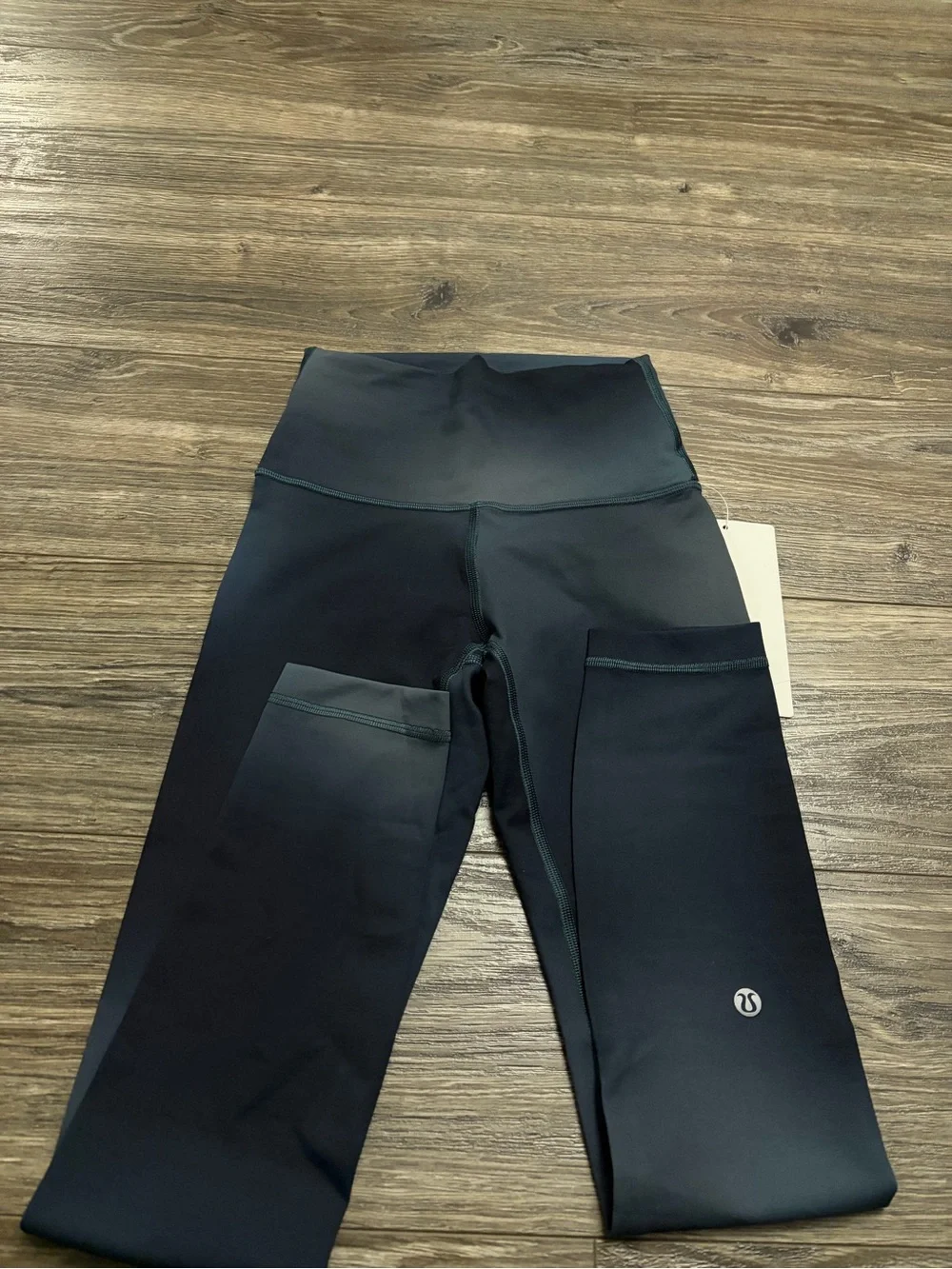 NWT Lululemon Wunder Train High-Rise Tight 25” (Midnight Haze Black Multi)Size 2